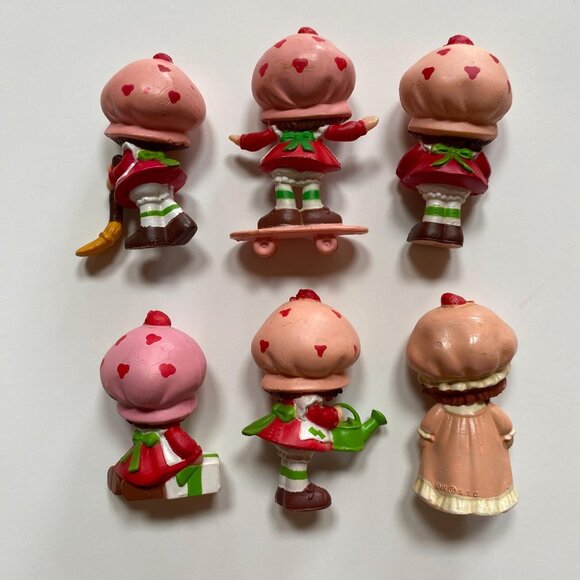Vintage Strawberry Shortcake Mini Figures Scented 1980s Toys - Picture 6 of 7